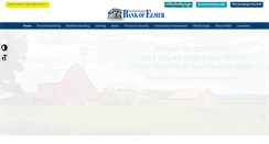 Desktop Screenshot of elmerbankonline.com